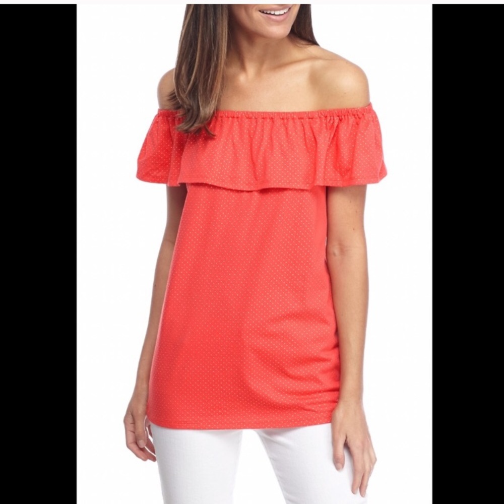 Michael Kors off shoulder blouse. Size XL. NWT.